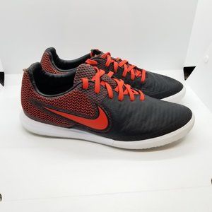 Nike Men's MagistaX Finale IC Men's Indoor Soccer Shoe - Black / Red - Size 8